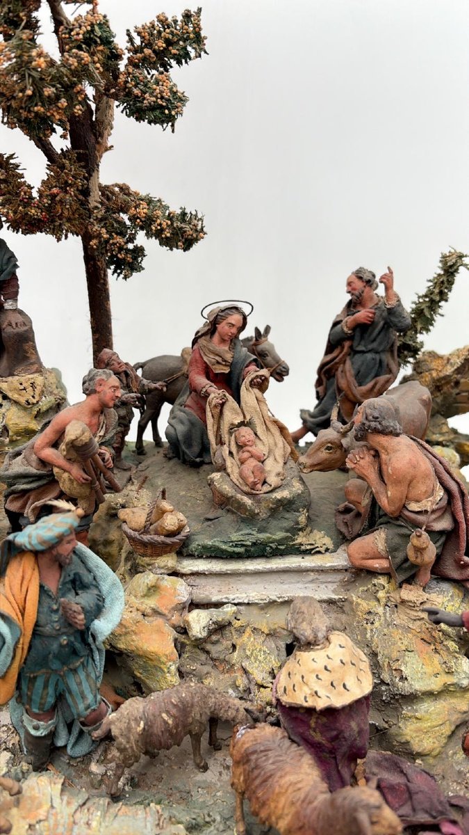 Importante Presepe Siciliano con 24 Figure, di Giovanni Antonio Matera (Fine XVII Secolo)-photo-4