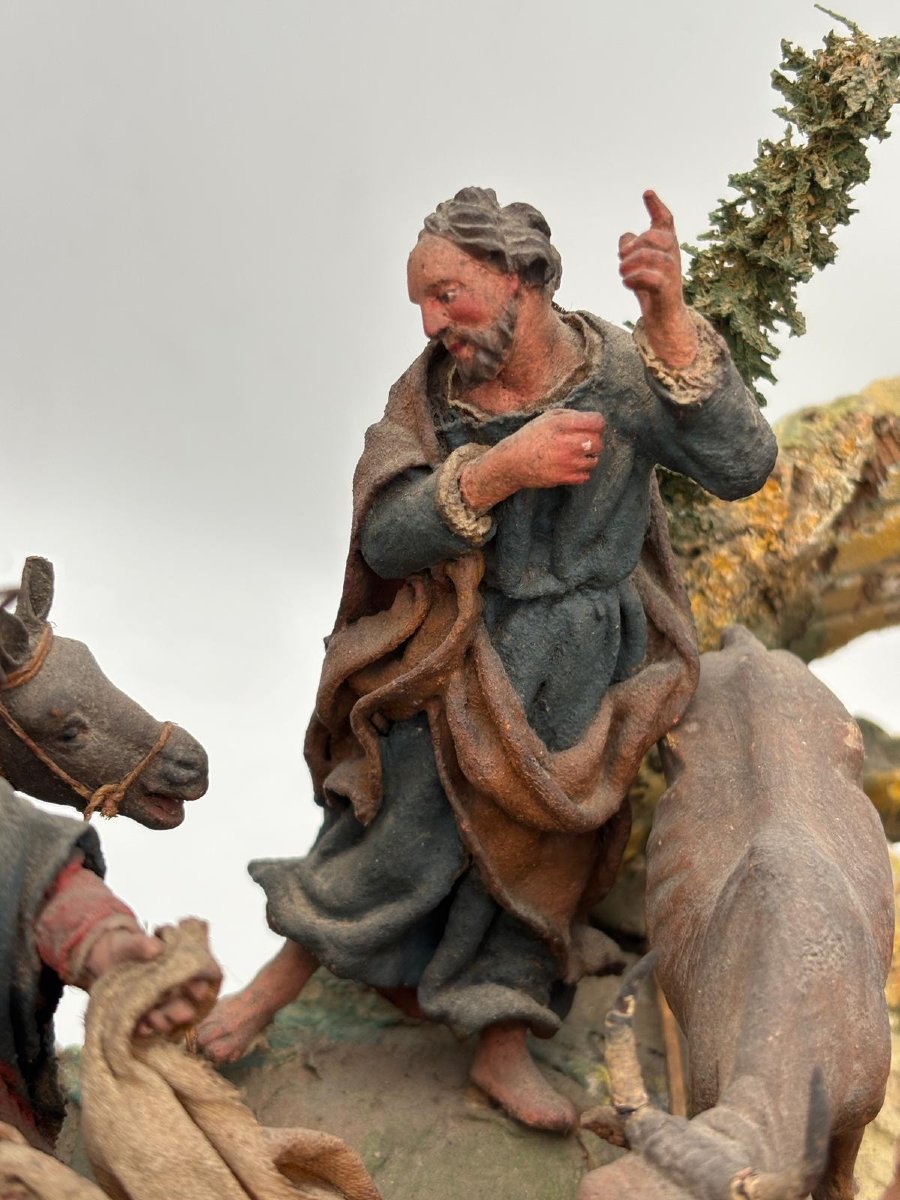 Importante Presepe Siciliano con 24 Figure, di Giovanni Antonio Matera (Fine XVII Secolo)-photo-4