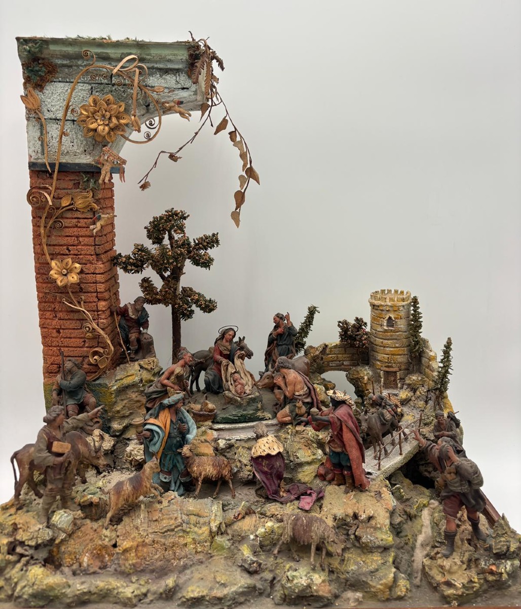 Importante Presepe Siciliano con 24 Figure, di Giovanni Antonio Matera (Fine XVII Secolo)