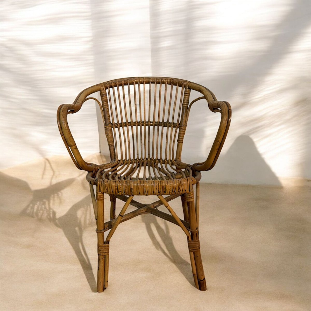 Set di 4 Poltrone da giardino M753 di Gervasoni Udine, Italia, anni '30-photo-1