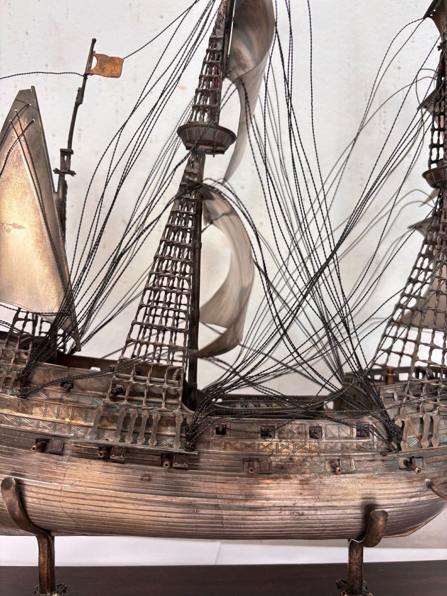 Modellino di veliero in argento 'Revenge 1577'-photo-2