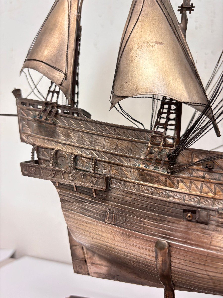 Modellino di veliero in argento 'Revenge 1577'-photo-6