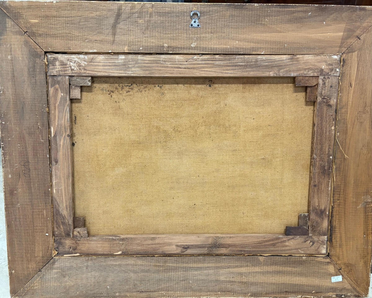 Coppia di dipinti di genere – Fine XIX secolo-photo-4