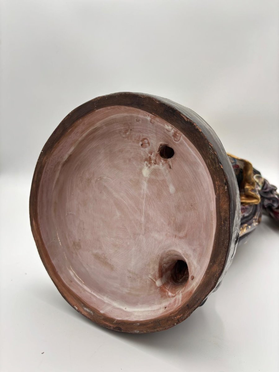 Lampada scultorea raffigurante Moretto – Manifattura italiana. 1930-photo-1