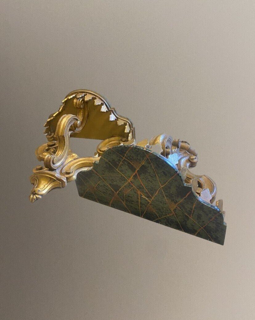 Elegante coppia di consolle Luigi XV-photo-1