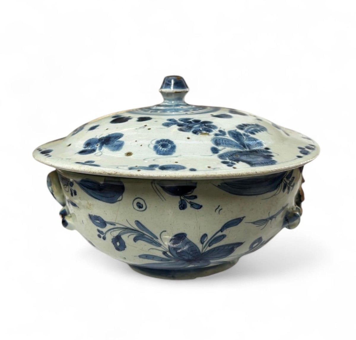 Terrina con coperchio in maiolica ligure – Savona / Albisola, XVII–XVIII secolo