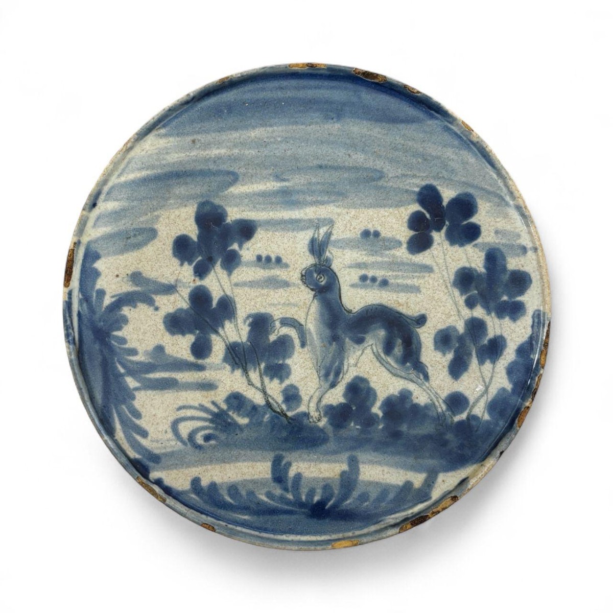 Sottocoppa in maiolica – Savona, XVIII secolo