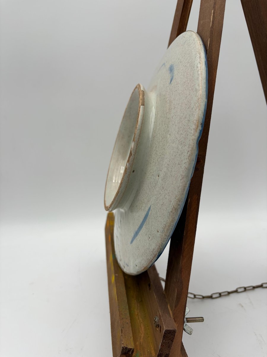 Sottocoppa in maiolica – Savona, XVIII secolo-photo-3