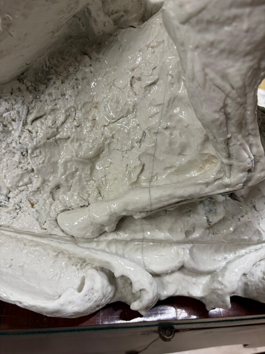 Gruppo scultorio raffigurante la lotta dei cavalli – inizi del XX secolo-photo-2