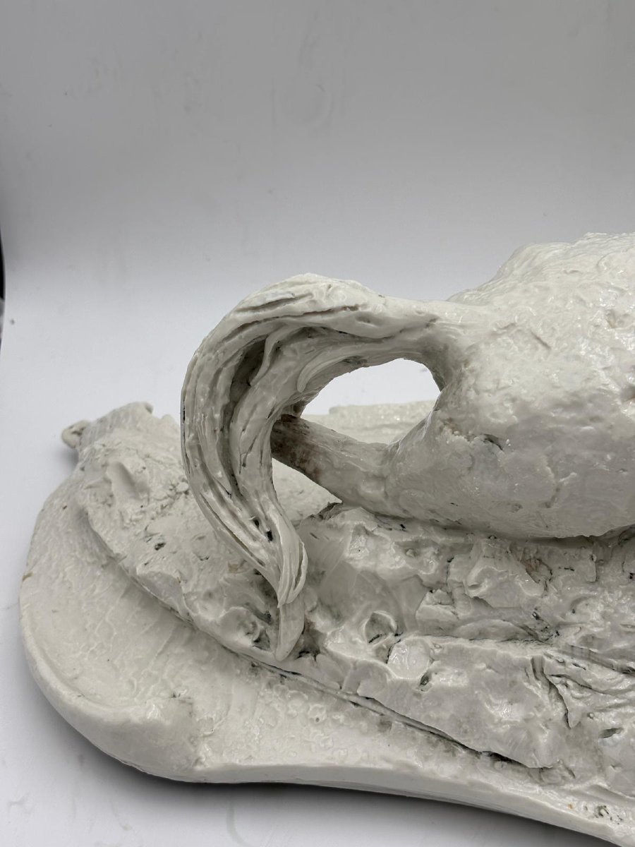 Gruppo scultorio raffigurante la lotta dei cavalli – inizi del XX secolo-photo-6