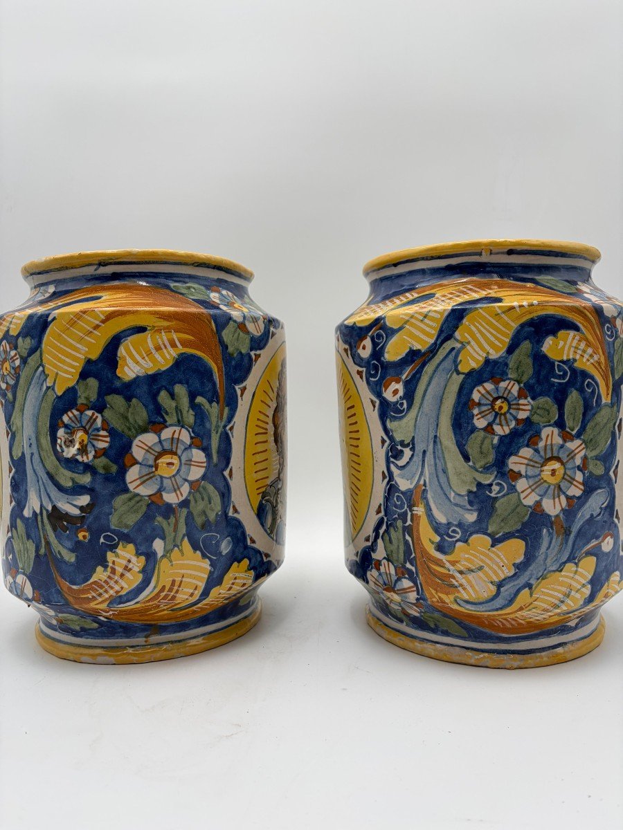 Coppia cilindri XVIII secolo “Caltagirone”-photo-2