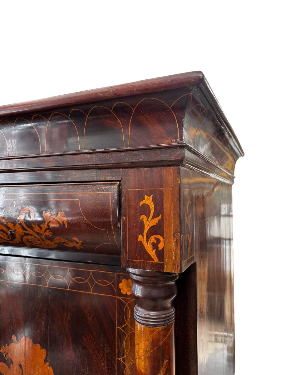 Chiffonier Carlo X, Ebanisteria Palermitana del XIX secolo.-photo-6