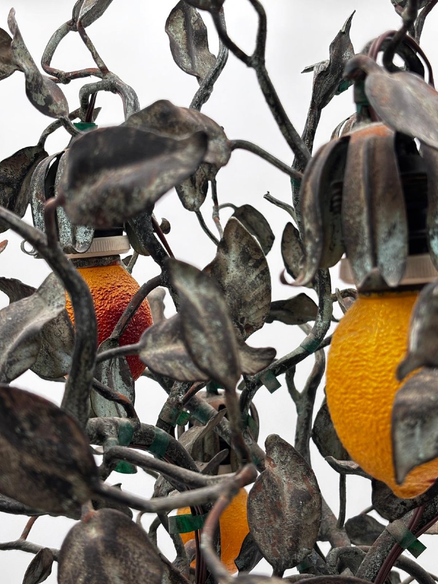 Lampada da terra Art Noveau, Francia, 1920-1930.-photo-4