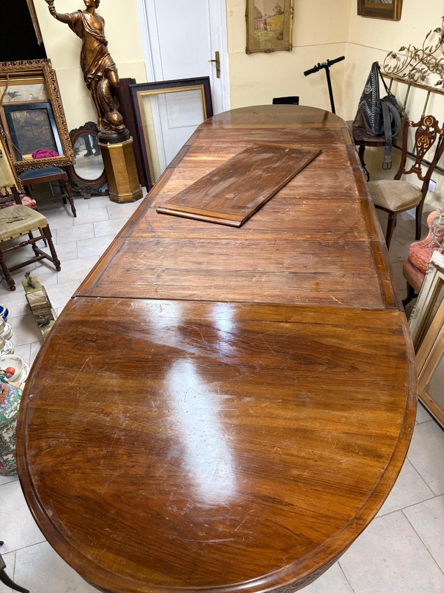 Importante tavolo da pranzo allungabile. Sicilia seconda metà del XIX secolo. -photo-5