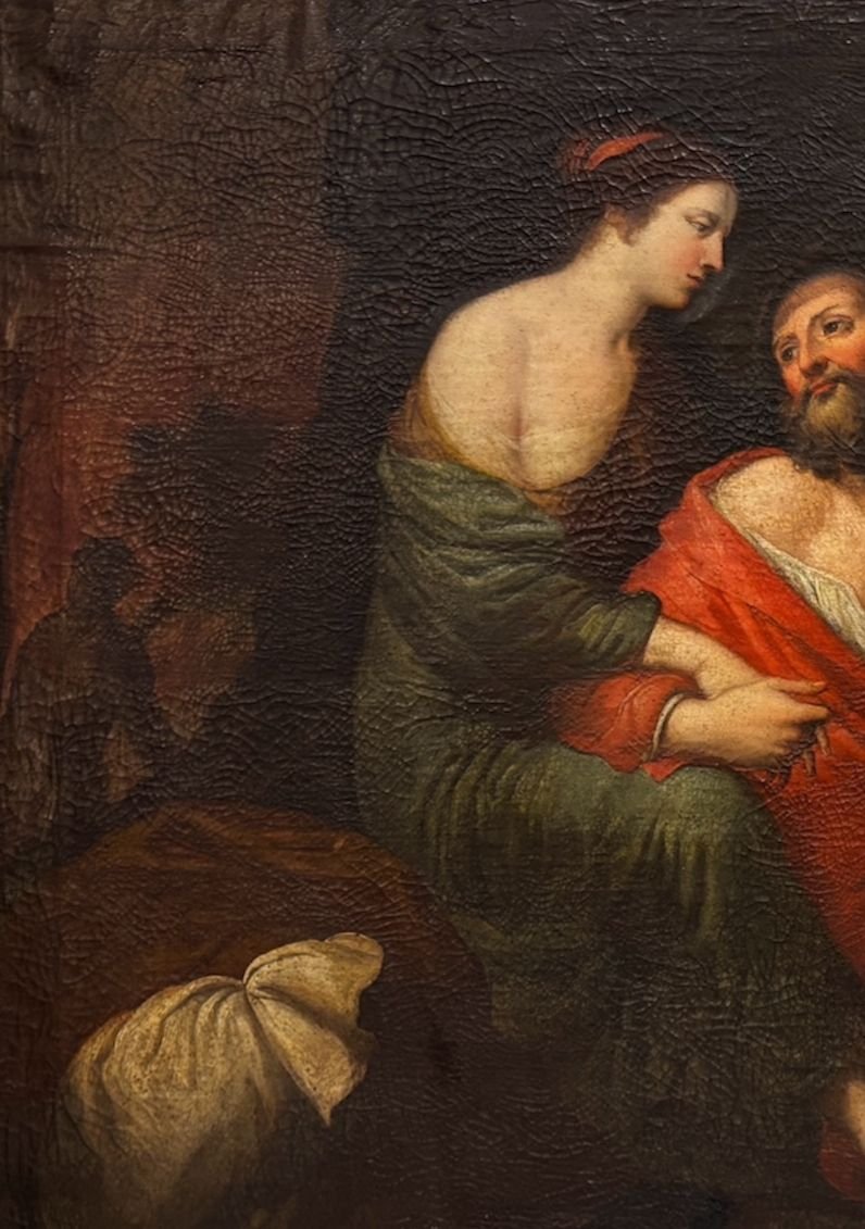 Scuola genovese del XVII secolo – Domenico Fiasella detto “Il Sarzana” (1589-1669), ambito di-photo-3