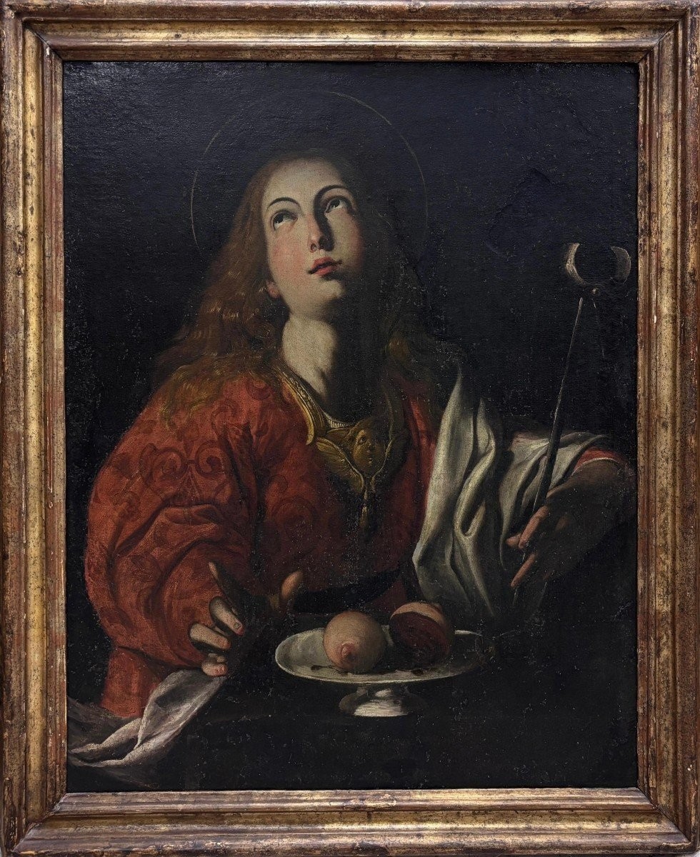 Martirio di Sant'Agata,  Giovanni Bernardo Azzolino (Napoli 1572 – Palermo 1645)