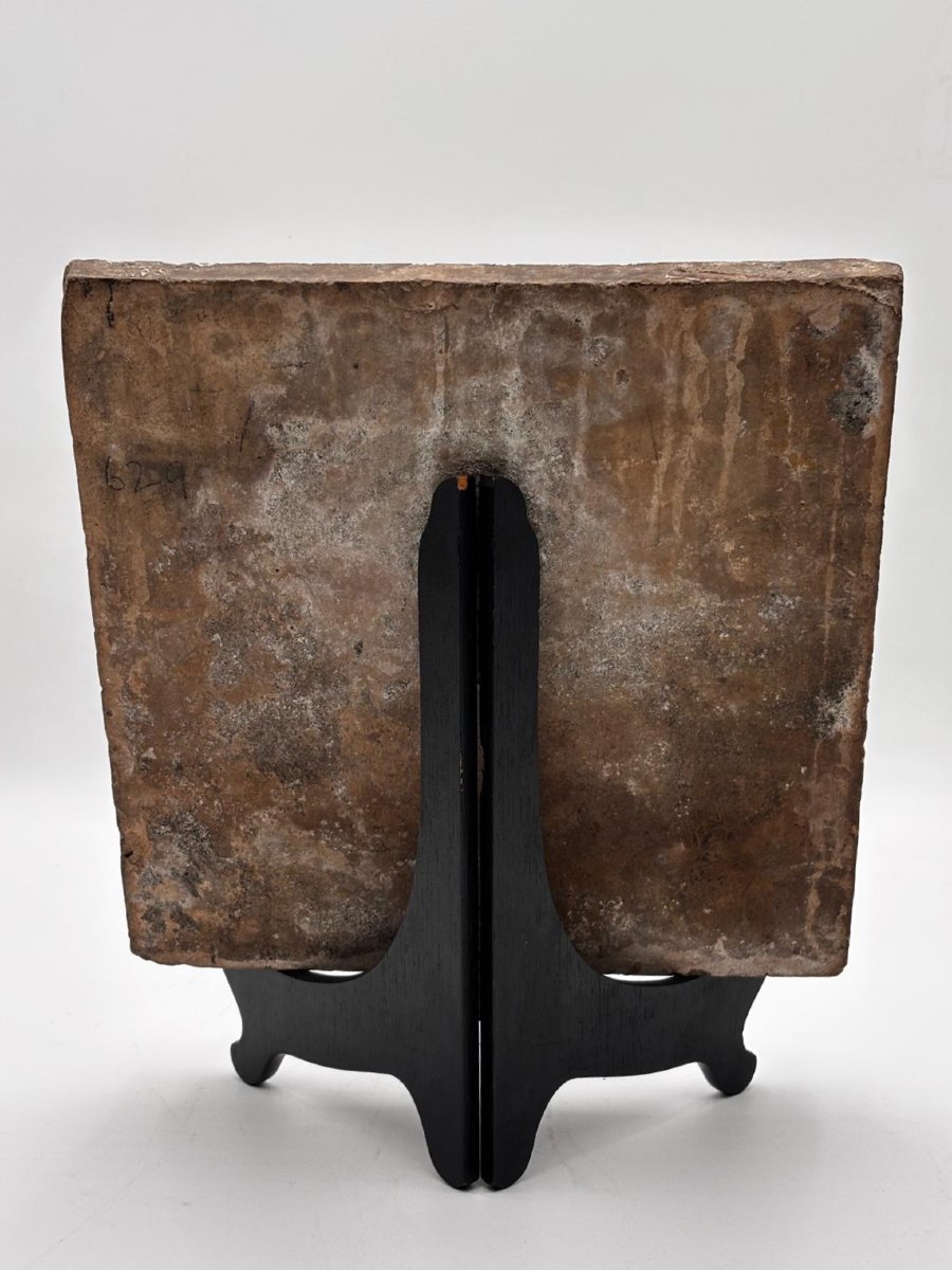 Maiolica napoletana del XVIII secolo – Battesimo di Cristo-photo-1