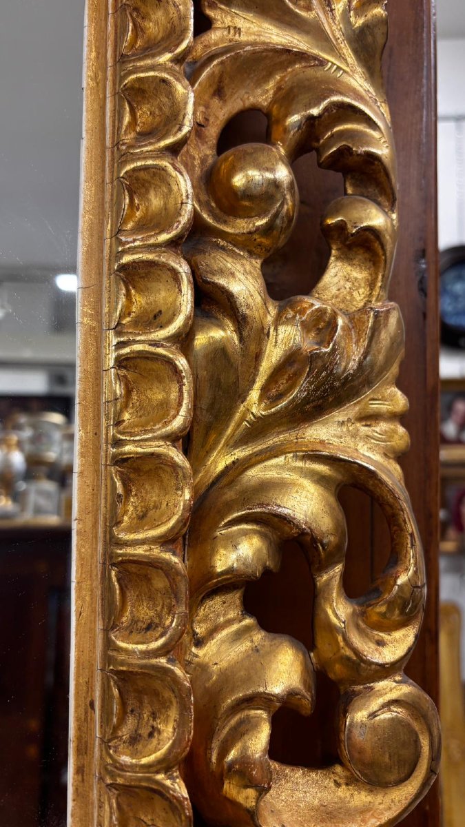 grande specchiera italiana del XIX secolo .-photo-2