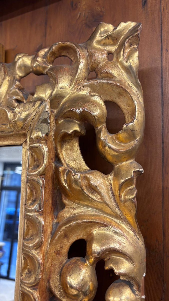 grande specchiera italiana del XIX secolo .-photo-5