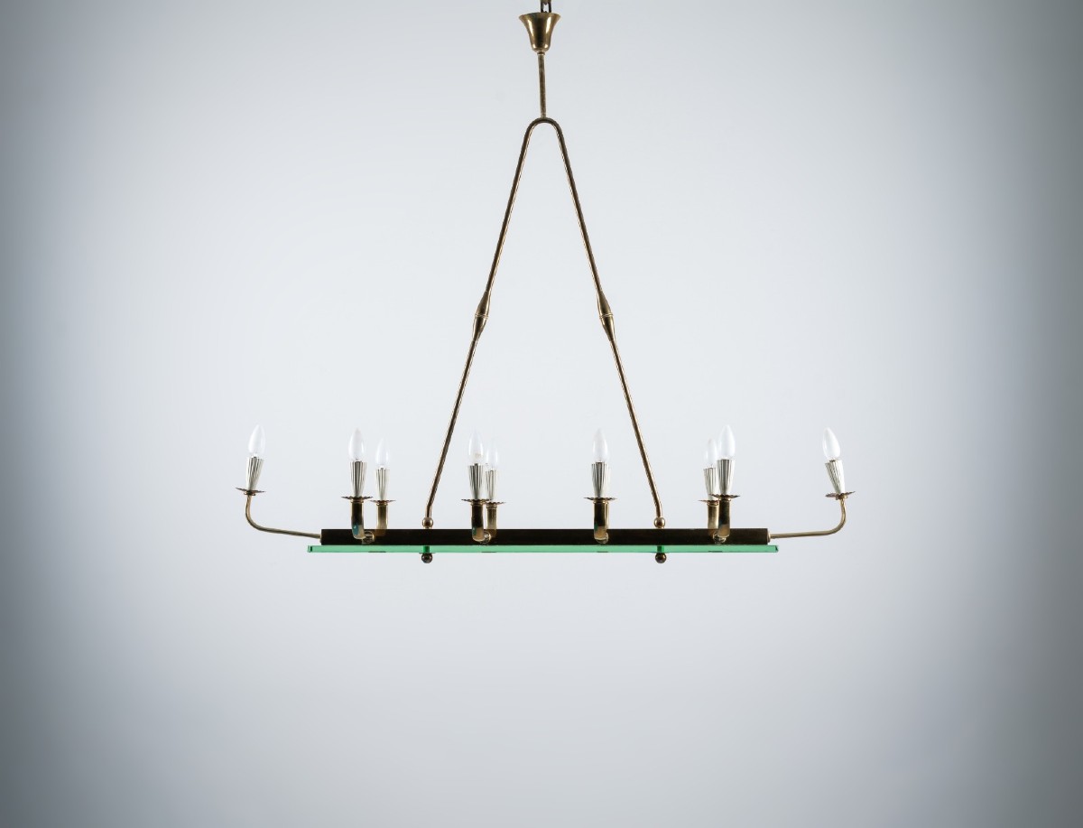 LUIGI FONTANA (Attr.le), Lampada a sospensione-photo-2