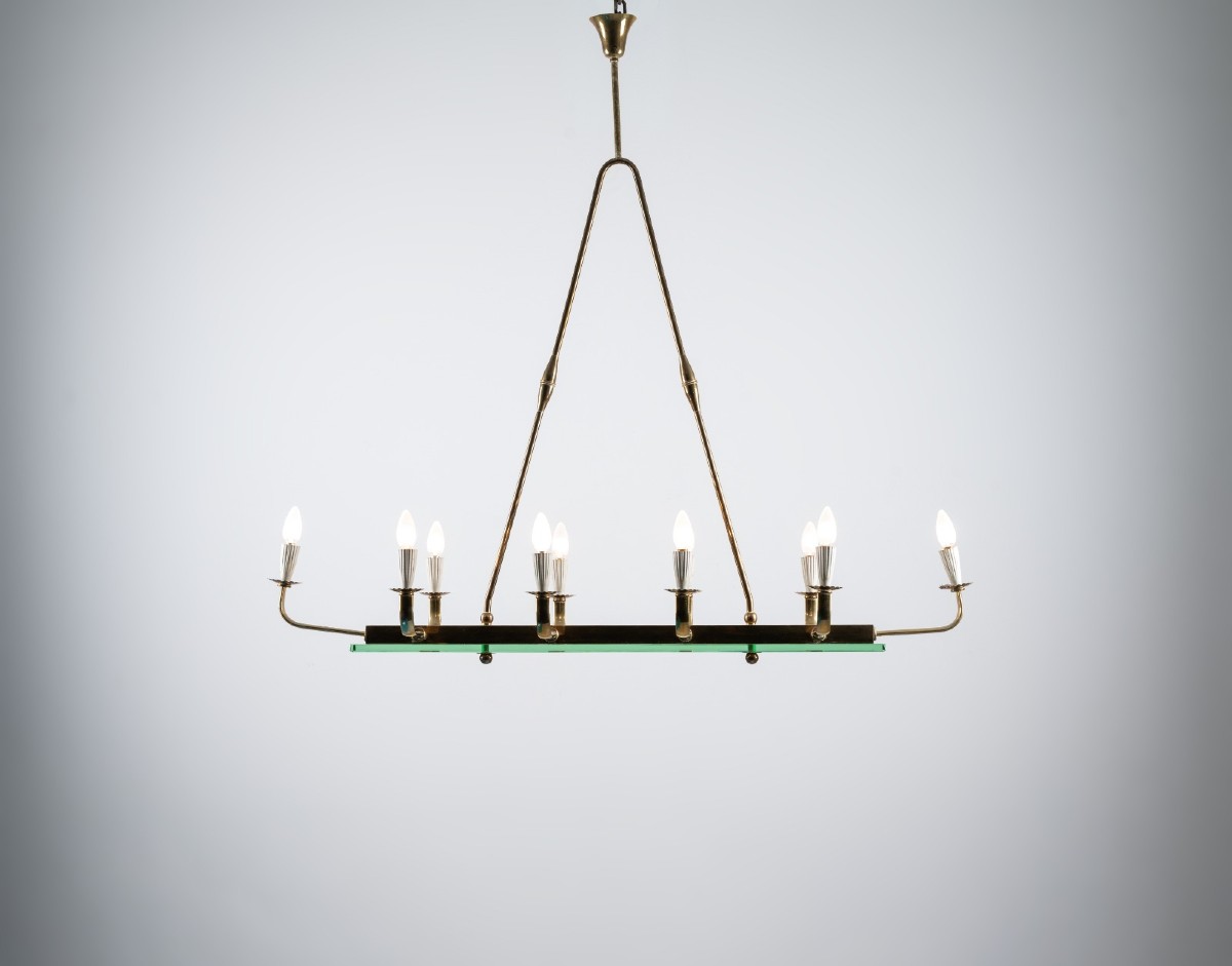 LUIGI FONTANA (Attr.le), Lampada a sospensione