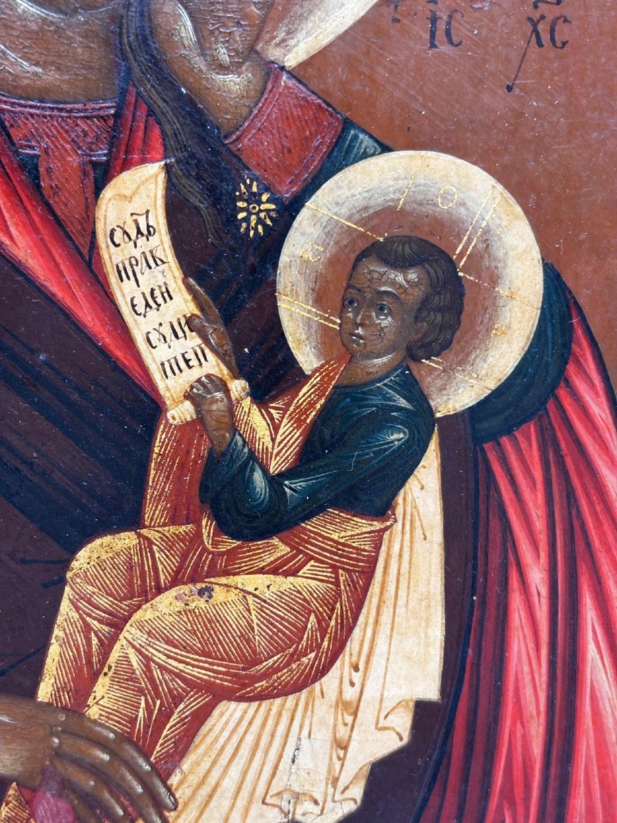 Icona russa della Madre di Dio “Eleusa” – Fine XIX secolo-photo-3