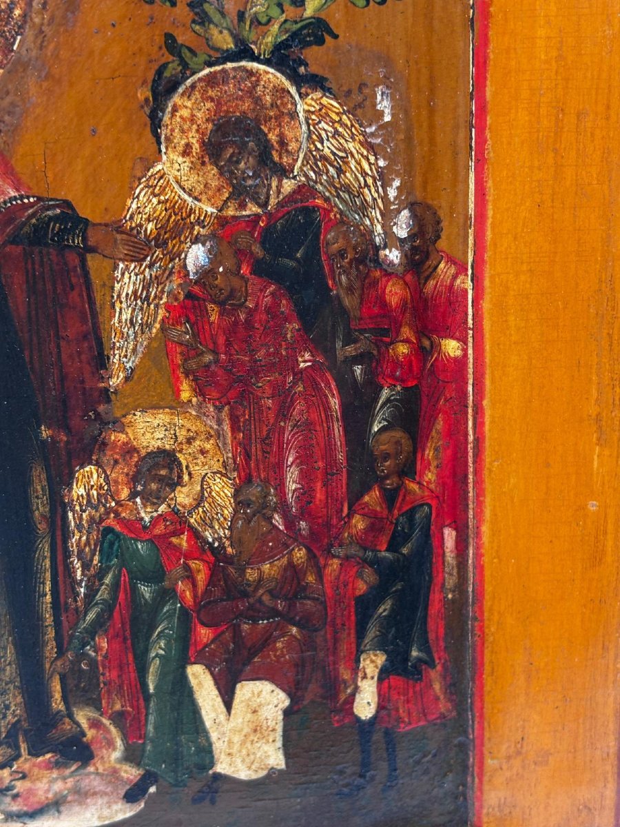 Icona russa – Madre di Dio “Gioia di tutti gli afflitti” – XIX secolo-photo-5