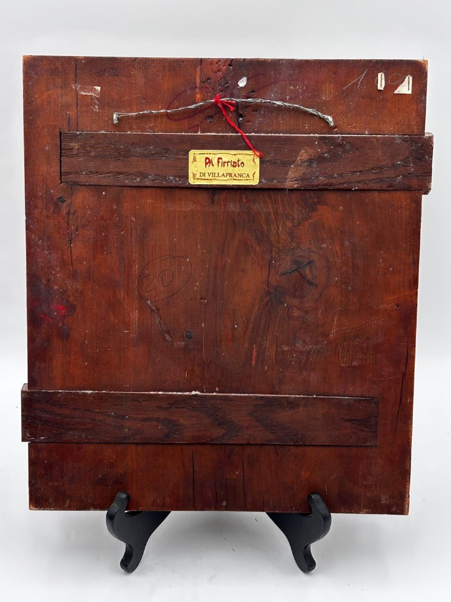 Icona russa della Madre di Dio “Eleousa” (Tenerezza) – XIX secolo Tempera su tavola, fondo oro-photo-1