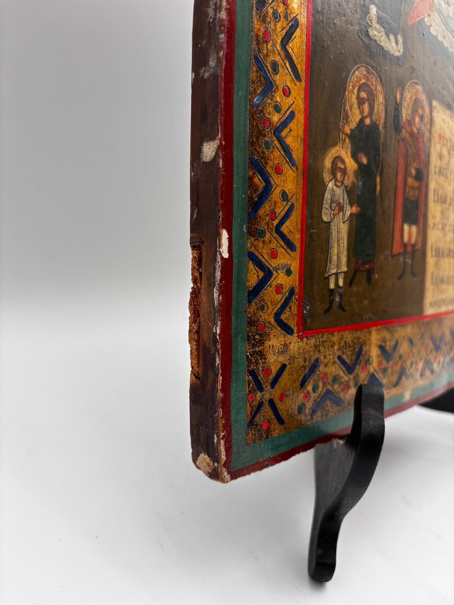 Grande Icona Russa XIX Secolo – Feste Liturgiche (Menaion)-photo-2