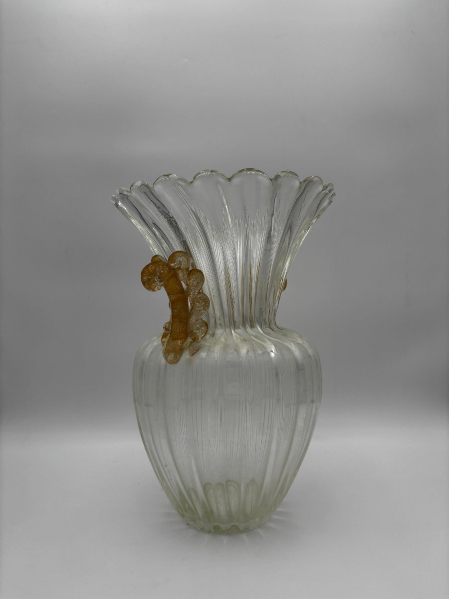 Elegante Vaso in vetro di Murano -photo-1