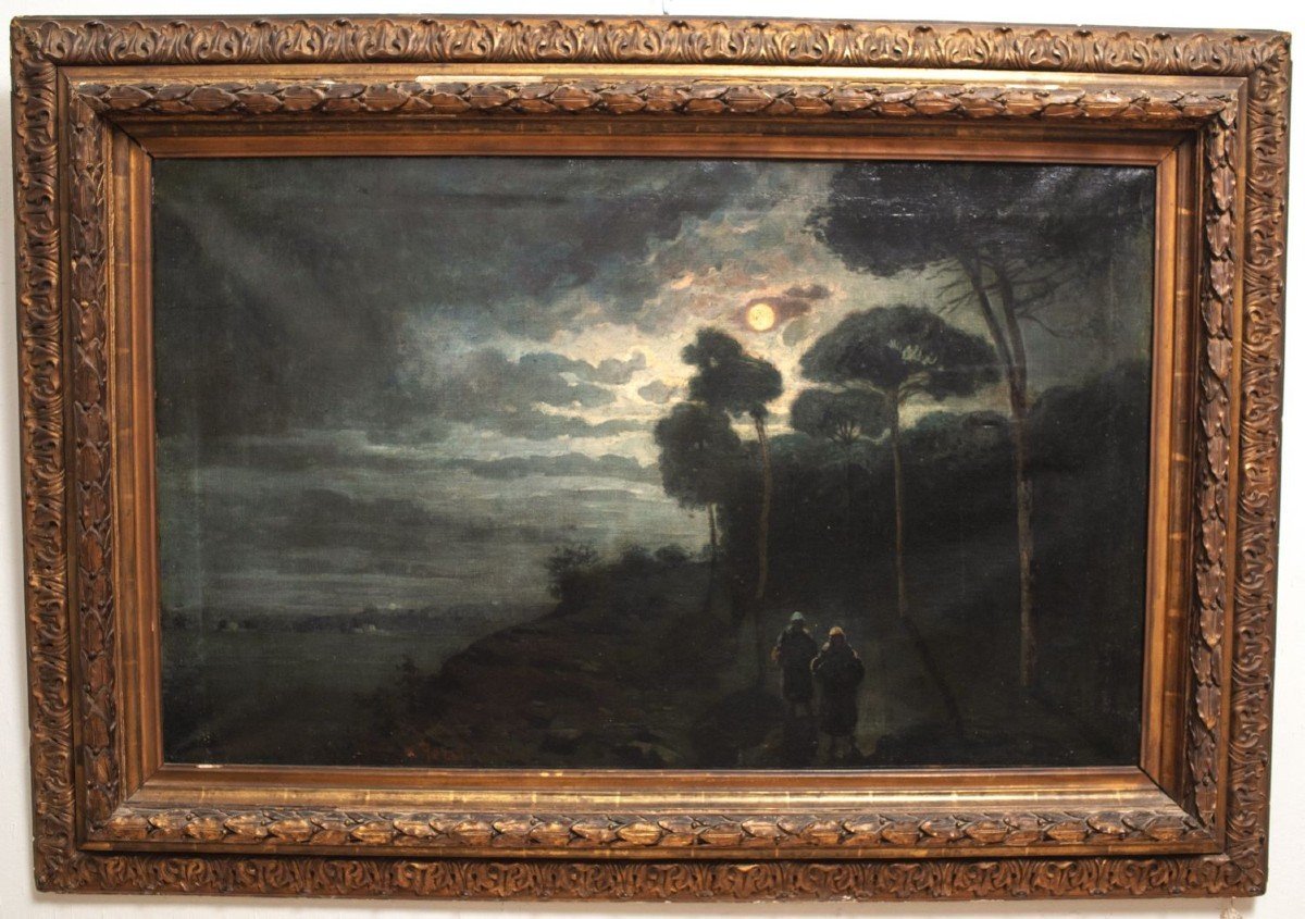 Olio su tela  A.Ferri 
