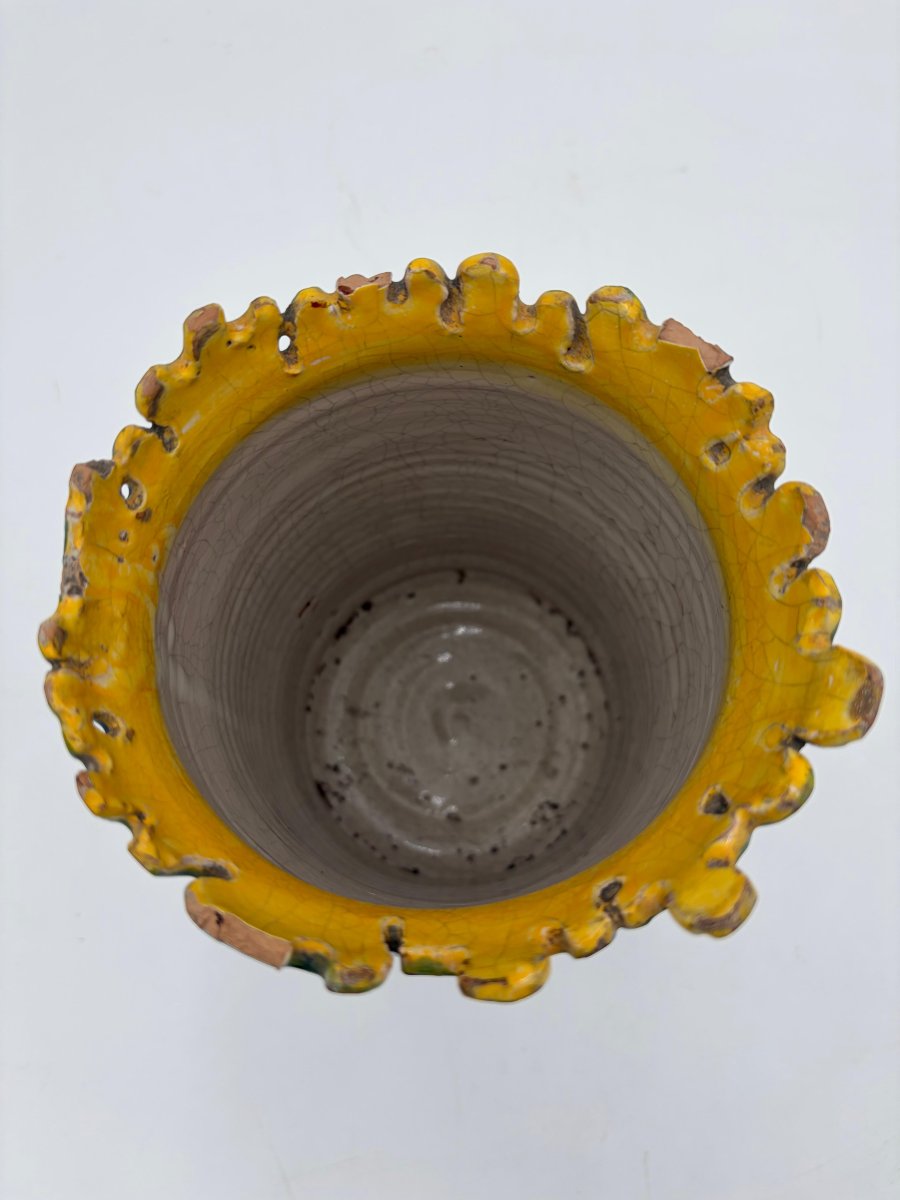 Fontana lavamani da sacrestia in maiolica di Caltagirone – XVII secolo-photo-4