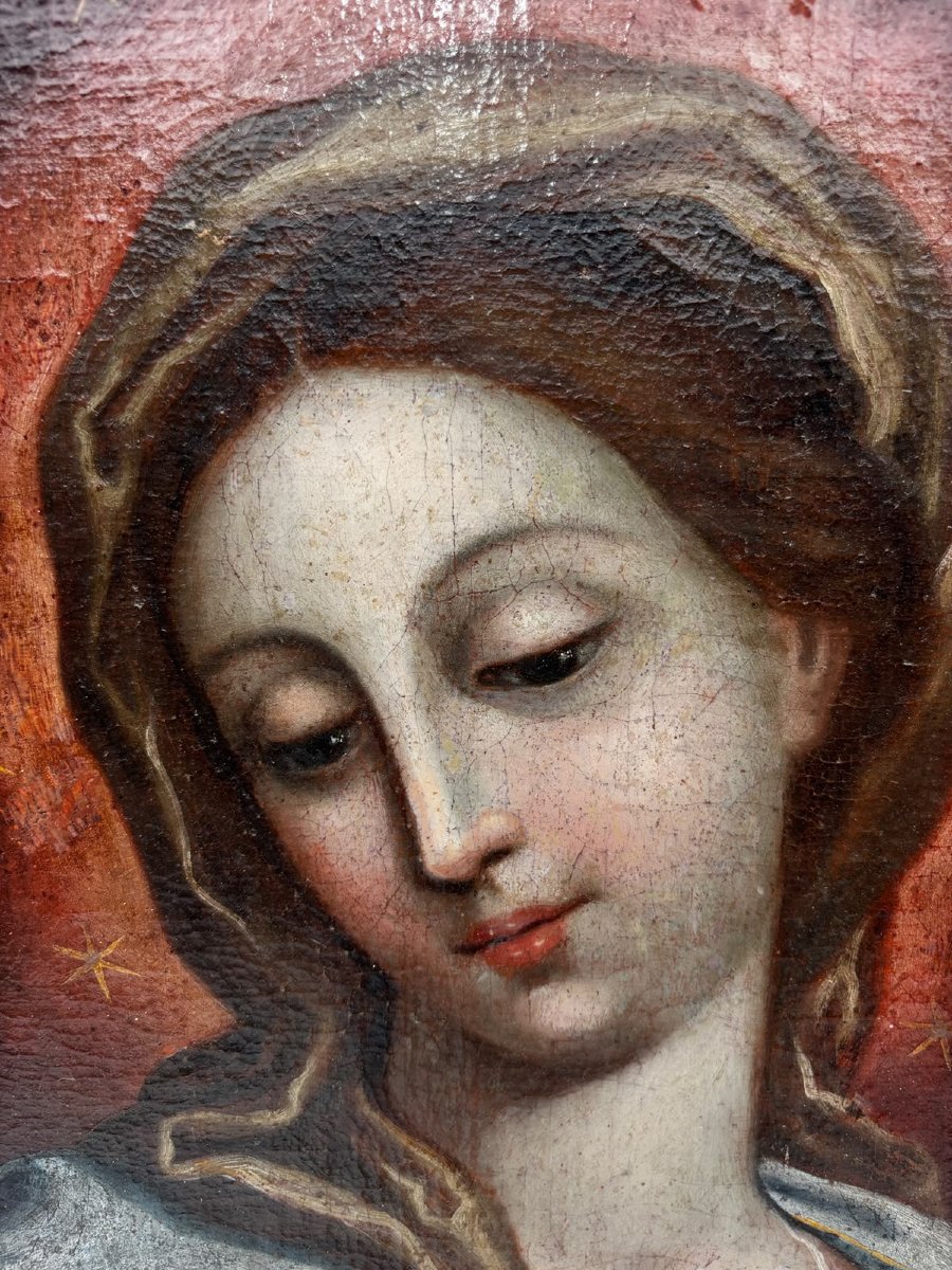 Madonna in preghiera, scuola sicliana del XVIII sec.-photo-3