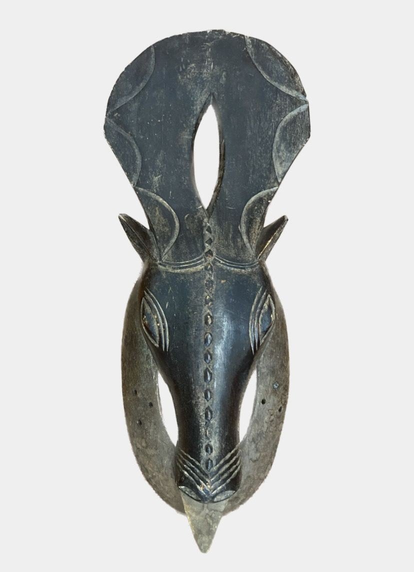 Maschera africana in legno -photo-2