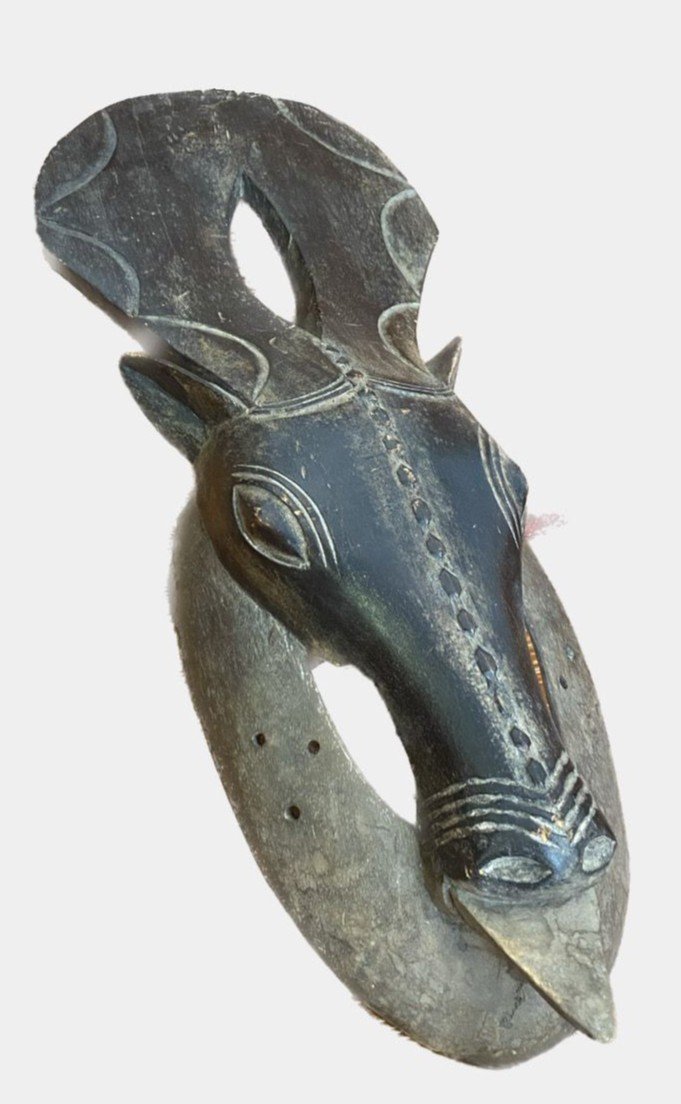 Maschera africana in legno 