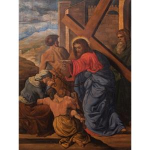 Grande dipinto, via Crucis. 