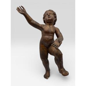 Putto ligneo dorato – Italia, XVIII secolo