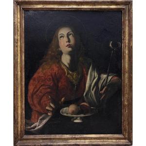 Martirio di Sant'Agata,  Giovanni Bernardo Azzolino (Napoli 1572 – Palermo 1645)