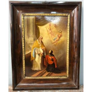 San Basilio Magno consegna la Regola a Santa Macrina