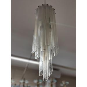 Lampadario a cascata Mazzega, anni ’70.