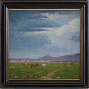 DOMENICO QUATTROCIOCCHI, Olio su tela (Palermo 1872 - Roma 1941)