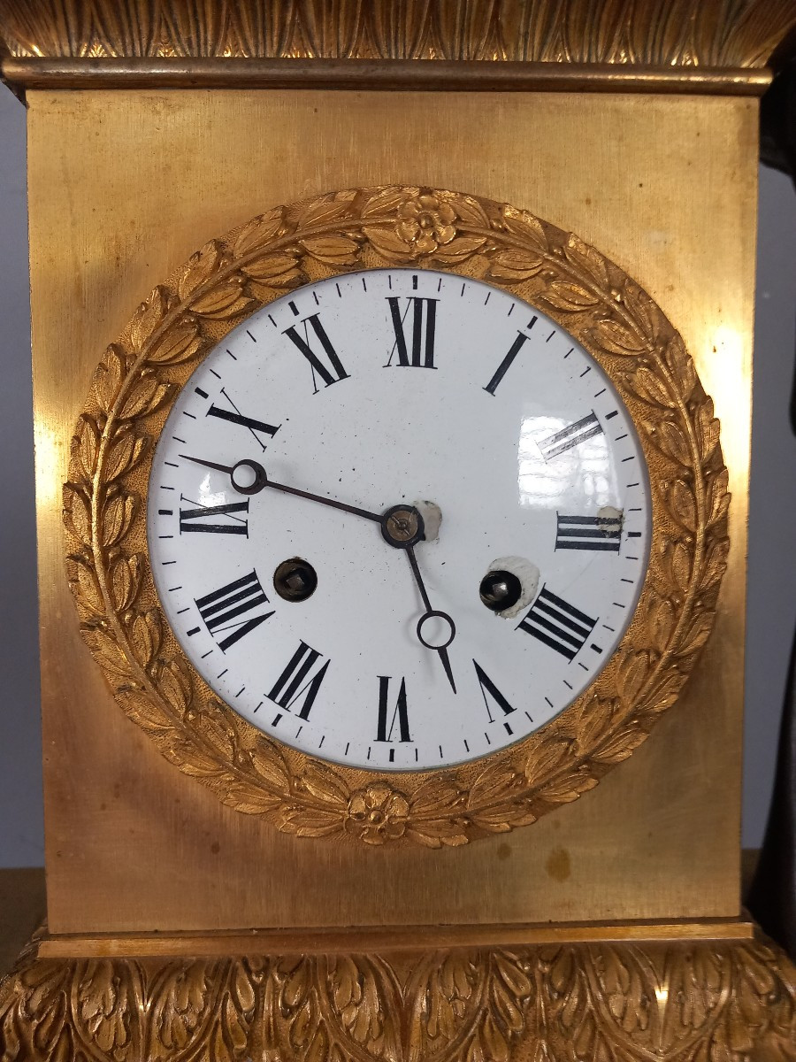 Orologio in bronzo, '800, Francia-photo-3