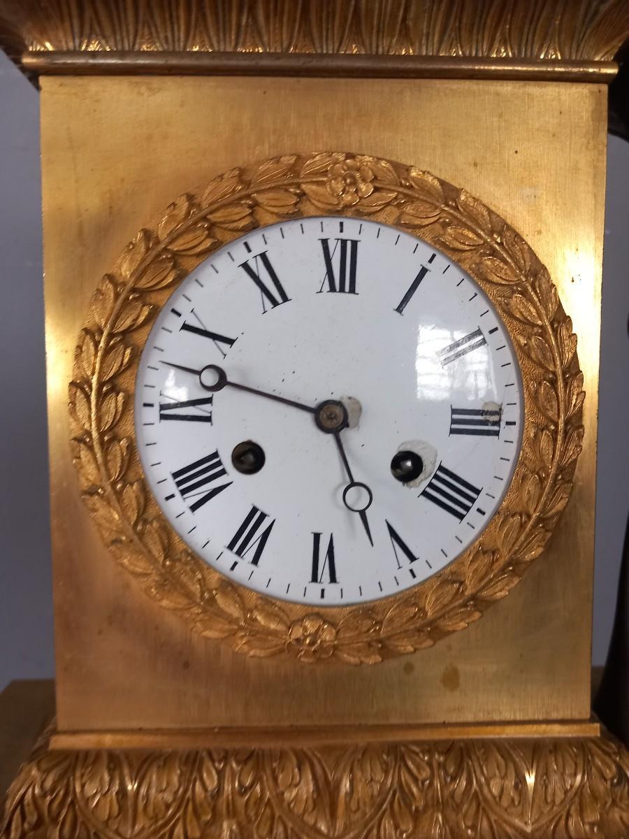 Orologio in bronzo, '800, Francia-photo-5