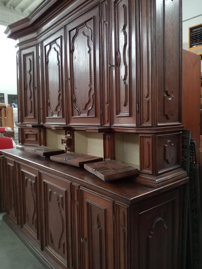 Mobile sacrestia in noce, '600, Lombardia-photo-1