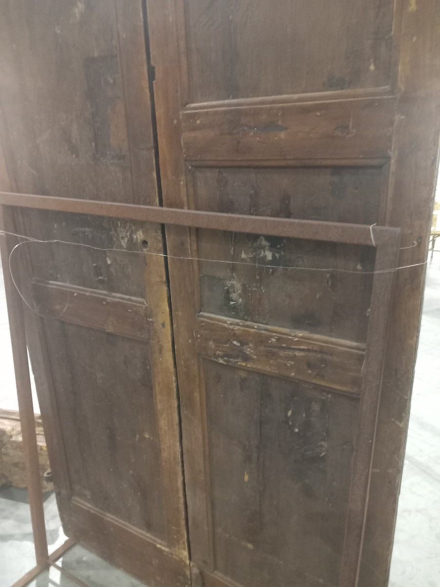 Due porte antiche in noce, '700 -photo-3