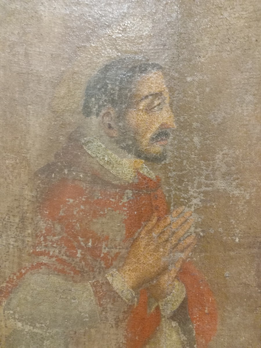 Pala d'altare raffigurante Madonna con Bambino e Santi, '600-photo-1