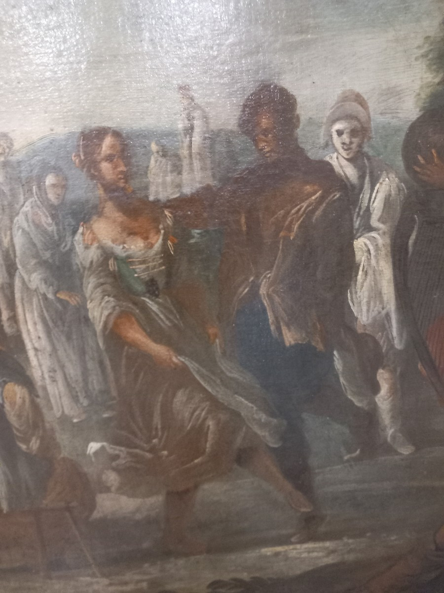 Dipinto - Festa al Castello, '700, Venezia -photo-3