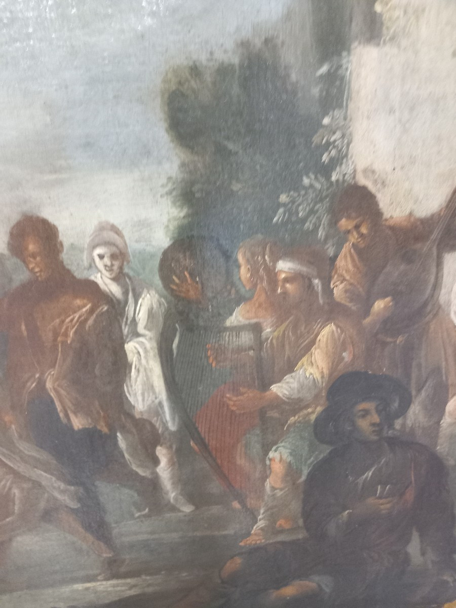 Dipinto - Festa al Castello, '700, Venezia -photo-4