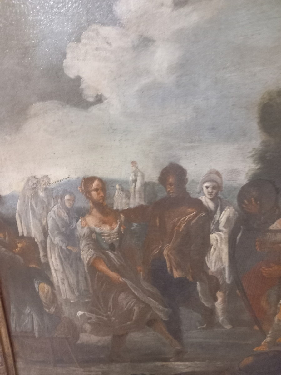 Dipinto - Festa al Castello, '700, Venezia -photo-4