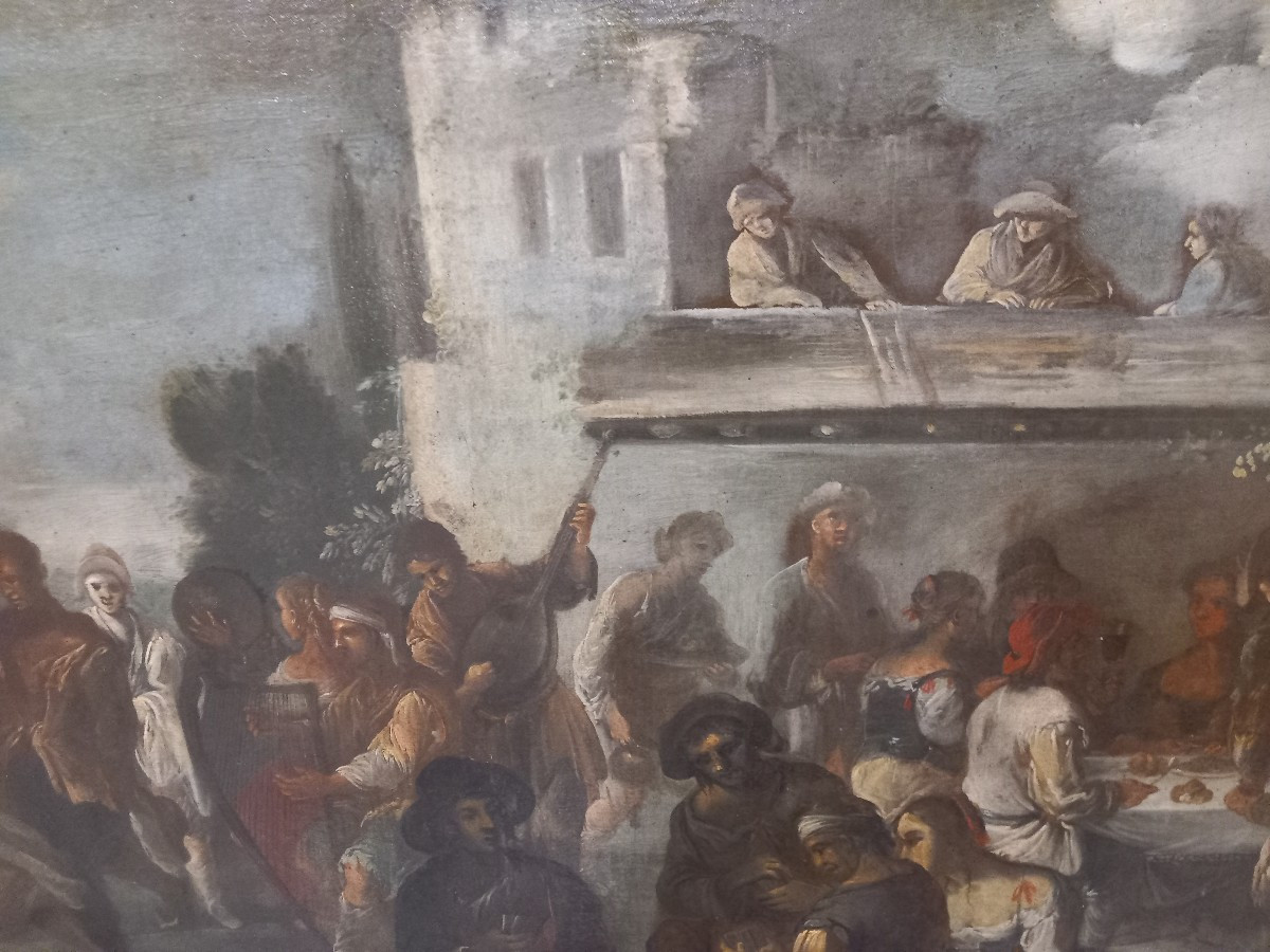 Dipinto - Festa al Castello, '700, Venezia -photo-6